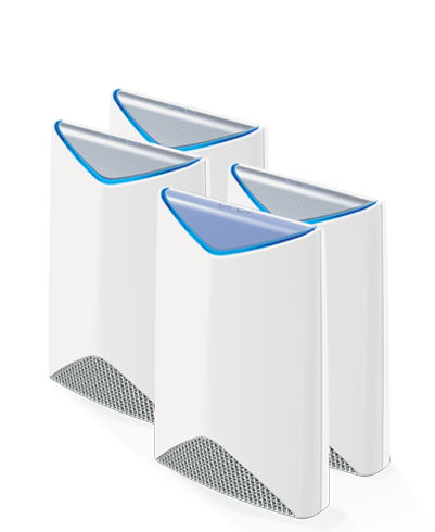 NETGEAR SRK60B04-100EUS mesh wi-fi system Tri-band (2.4 GHz / 5 GHz / 5 GHz) Wi-Fi 5 (802.11ac) White 4