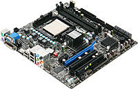 MSI 785GTM-E45 AMD 785G Socket AM2 micro ATX