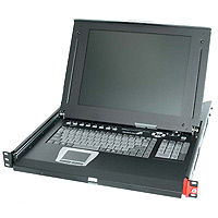 StarTech.com Cabinet Console 16 Port KVM switch Black
