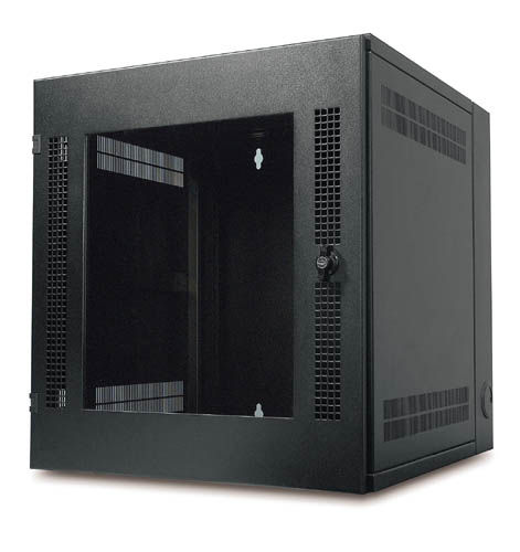 APC NetShelter WX 13U Wall mounted rack Black