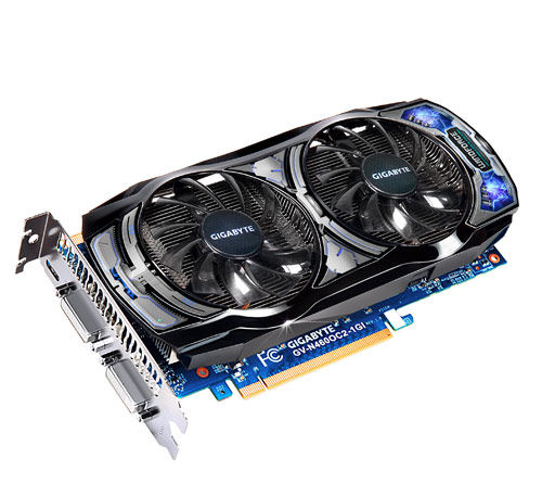 GIGABYTE GV-N460OC2-1GI graphics card NVIDIA GeForce GTX 460 1 GB GDDR5
