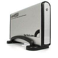 StarTech.com Portable 3.5" IEEE-1394a FireWire 400 & USB 2.0 Combo IDE Drive Case Silver