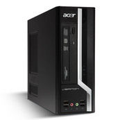Acer Veriton X480 Intel® Core™2 Duo E7500 3 GB DDR3-SDRAM 320 GB AMD Radeon HD 4350 Windows 7 Professional Midi Tower PC Black