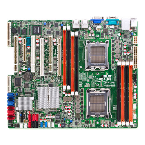 ASUS KCMA-D8 motherboard AMD SR5670 Socket F (1207) Extended ATX