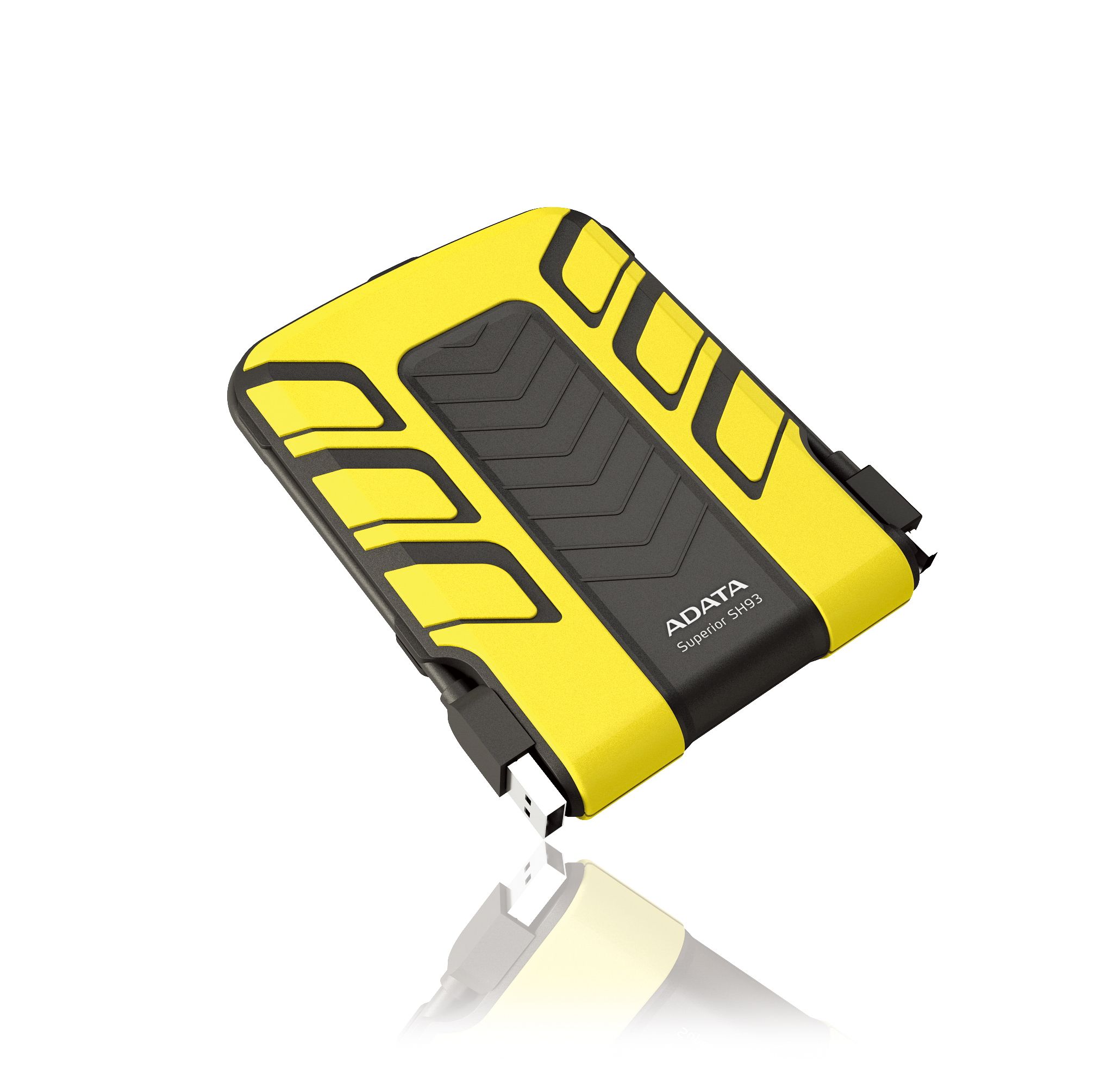 ADATA SH93 Portable 750GB external hard drive 2.5" Black, Yellow