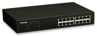 Intellinet 16Port - Desktop Unmanaged Black
