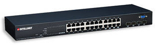 Intellinet 24-Port Managed Black