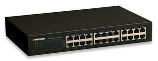 Intellinet 24-Port Gigabit Unmanaged 1U Black
