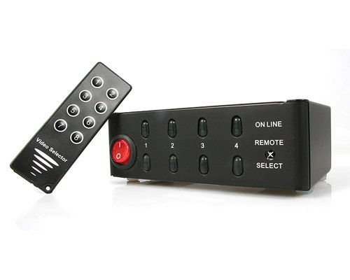 StarTech.com Converge A/V 4 Port VGA Video Selector Switch with Remote