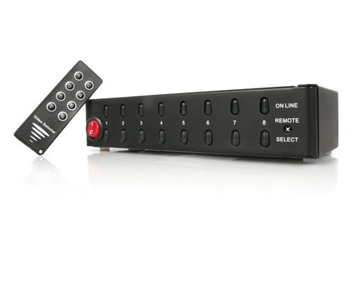 StarTech.com Converge A/V 8 Port VGA Video Selector Switch with Remote