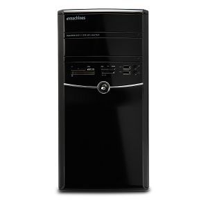 Acer eMachines ET1840 Intel® Pentium® E5700 2 GB DDR2-SDRAM 500 GB Intel® GMA 3100 Windows 7 Home Premium Micro Tower PC Black