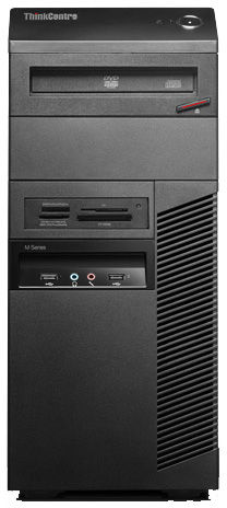 Lenovo ThinkCentre M90 +L197 Intel® Core™ i3 i3-530 2 GB DDR3-SDRAM 320 GB Intel HD Windows 7 Professional Tower PC Black