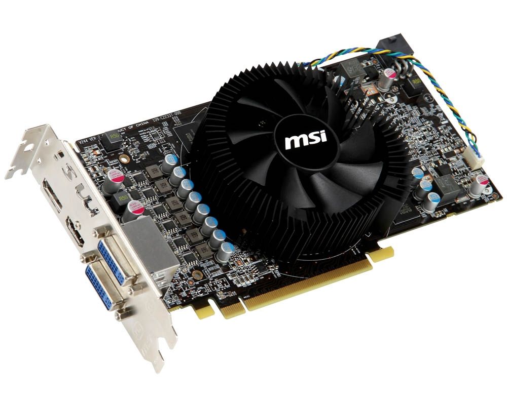 MSI V244-003R graphics card AMD 1 GB GDDR5