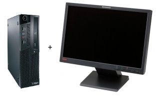 Lenovo ThinkCentre M90 + ThinkVision L197 Intel® Core™ i3 i3-530 2 GB DDR3-SDRAM 320 GB Windows 7 Professional SFF PC Black