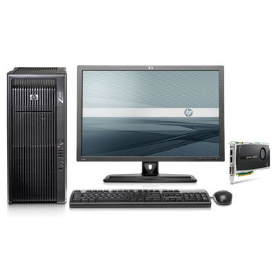 HP Z800 + ZR30w + NVIDIA Quadro 4000 Intel® Xeon® 5000 Sequence X5660 6 GB DDR3-SDRAM Windows 7 Professional Mini Tower Workstation