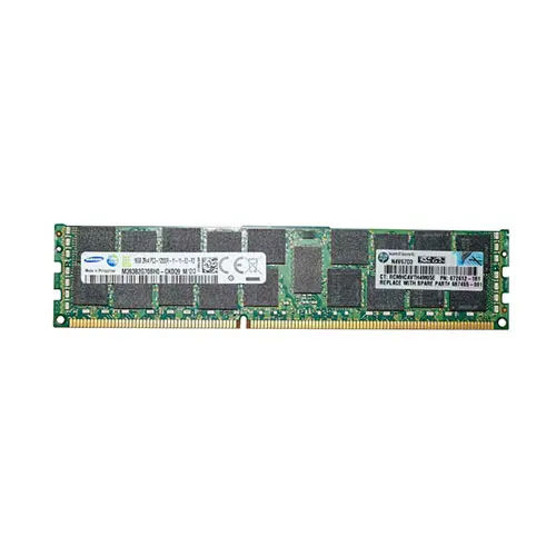 687465-001 - HP 16GB DDR3 1600MHz ECC RDIMM 1.5V 240-Pin Memory