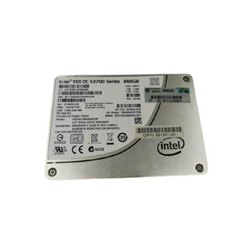 691851-001 - HP 800GB 2.5 inch MLC 6Gb/s SATA Solid State Drive