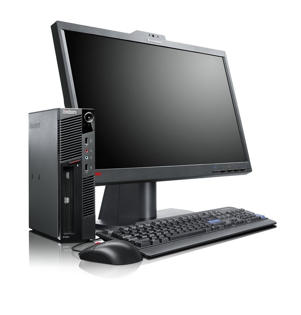 Lenovo ThinkCentre M90 + T40HBEU Intel® Pentium® G6950 2 GB DDR3-SDRAM 320 GB Intel HD Windows 7 Professional PC Black