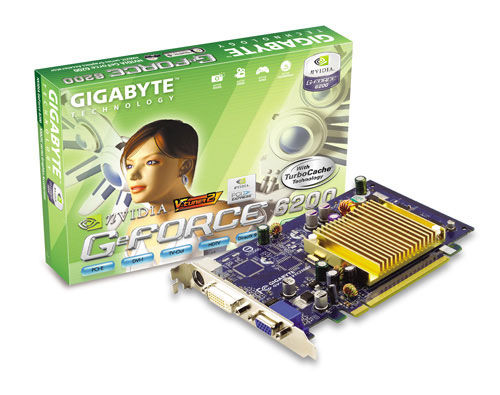 GIGABYTE NVIDIA GeForce 6200 with TurboCache GDDR
