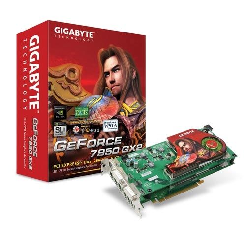 GIGABYTE 7950 GX DDRIII 1GB NVIDIA GDDR3