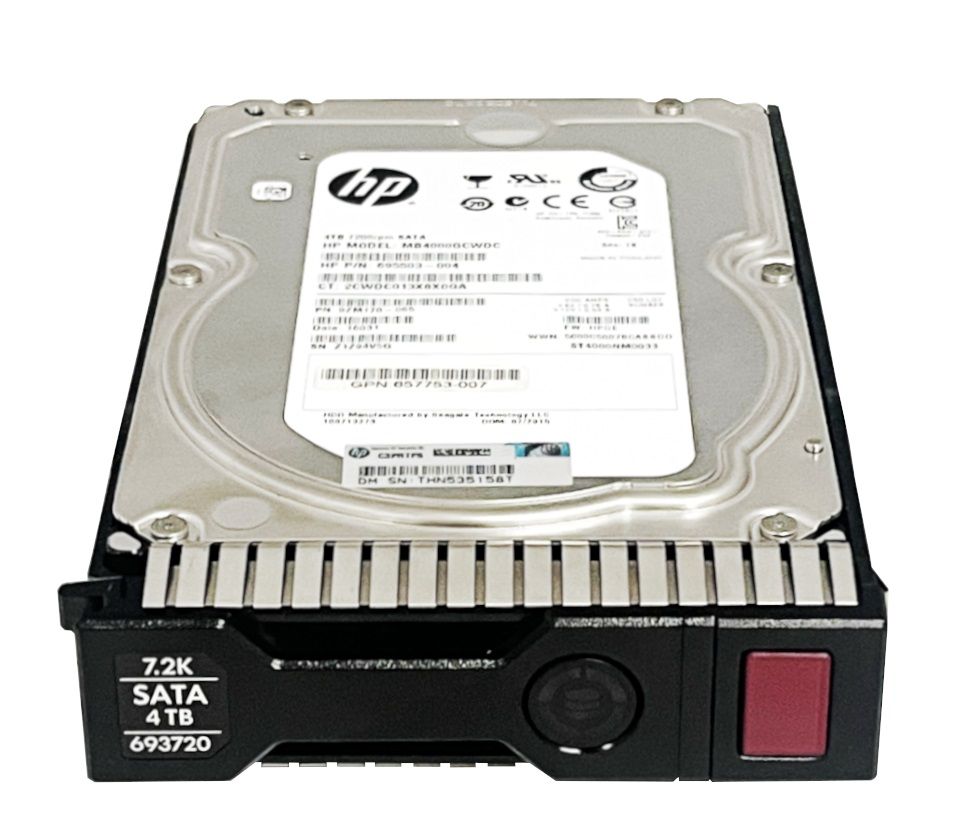 693720-001 - HP 4TB 7200RPM SATA 3.5-Inch Hard Drive