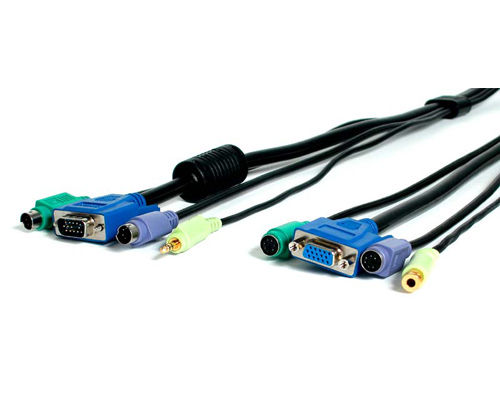 StarTech.com 10 ft. Black PC99 4-in-1 Console Extension Cable KVM cable 3.05 m