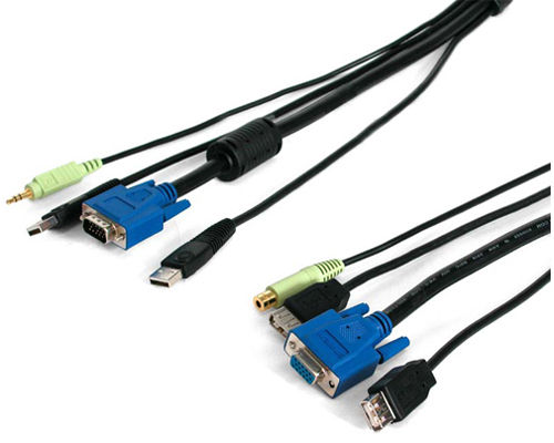 StarTech.com 6 ft. Black USB 4-in-1 Console Extension Cable KVM cable 1.83 m