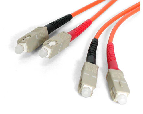 StarTech.com 2m 50/125 Multimode SC-SC Fiber Cable InfiniBand/fibre optic cable Orange
