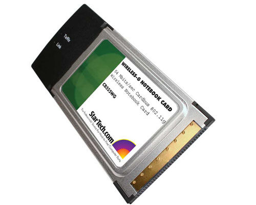 StarTech.com 802.11g Wireless Cardbus NIC Adapter 54 Mbit/s