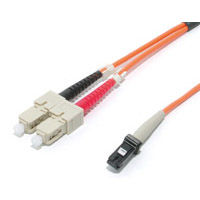 StarTech.com 7m Duplex MM Fiber Optic Cable MTRJ-SC InfiniBand/fibre optic cable Orange