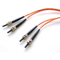 StarTech.com 5m Multimode Duplex Fiber Optic Cable ST-ST InfiniBand/fibre optic cable Orange