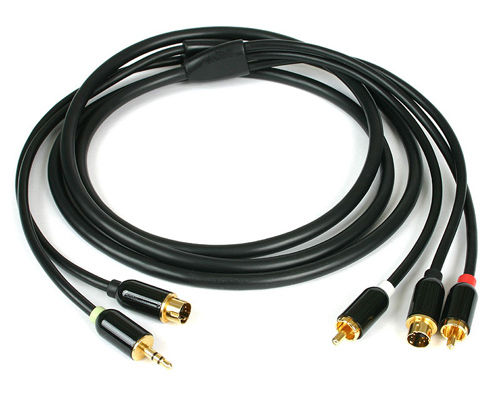 StarTech.com 6 ft. S-Video + 3.5mm Headphone Sound to S-Video + RCA Audio PC to TV A/V Cable 1.83 m Black