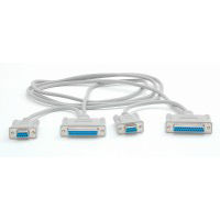 StarTech.com 6 ft. Serial Laplink Cable DB9-DB25 interface cards/adapter