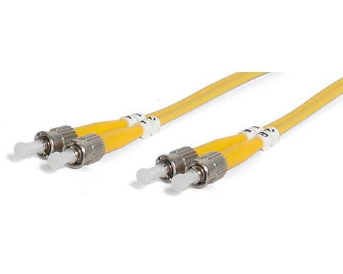 StarTech.com 1m Singlemode Duplex Fiber Cable ST-ST InfiniBand/fibre optic cable Yellow