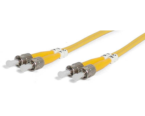 StarTech.com 2m Singlemode Duplex Fiber Cable ST-ST InfiniBand/fibre optic cable Yellow