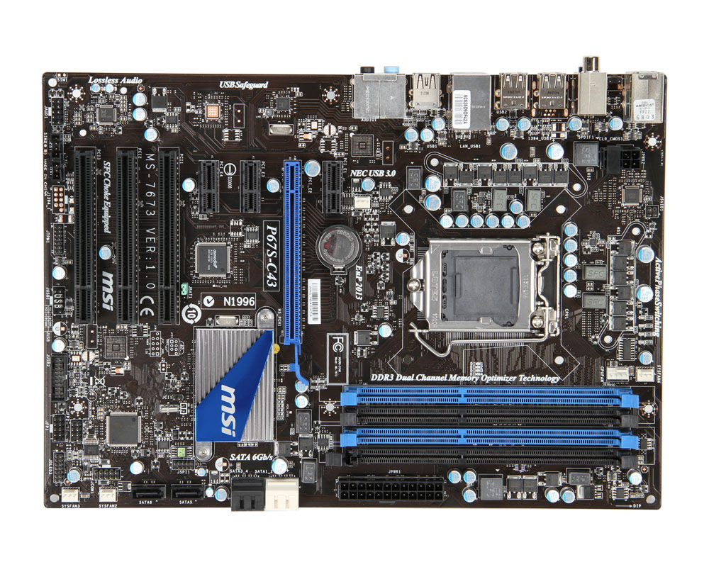 MSI P67S-C43 motherboard LGA 1155 (Socket H2) ATX