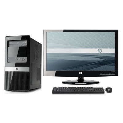 HP Pro 3130 MT + S2231a Intel® Core™ i5 i5-650 3 GB DDR3-SDRAM 500 GB Intel® HD Graphics Windows 7 Professional Mini Tower PC Black