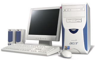 Acer AcerPower F1 C2.6 40GB 256MB CD LAN XP PR Intel® Celeron® 0.25 GB PC
