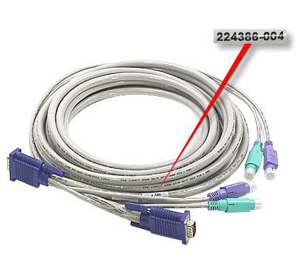HP assembly 6.1m KVM cable 240.2" (6.1 m)
