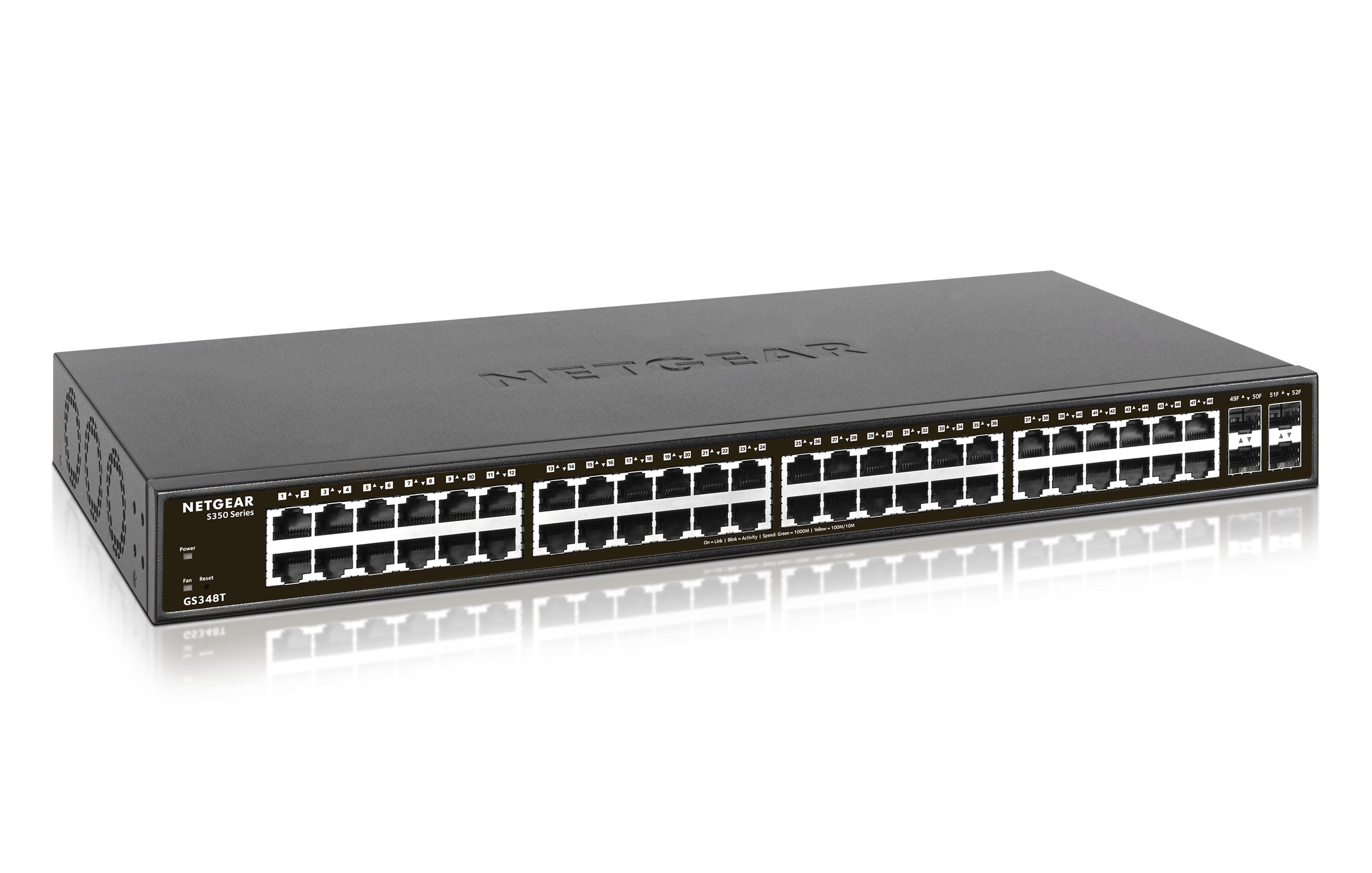 NETGEAR 52-Port Gigabit Ethernet Smart Switch (GS348T)