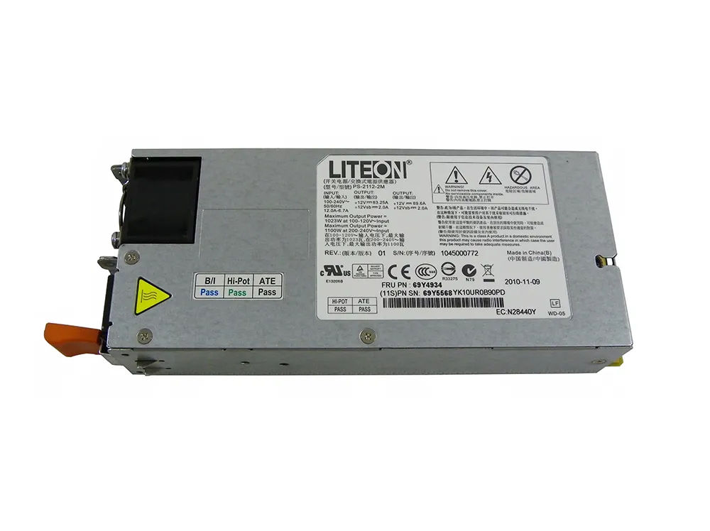 69Y4934 - IBM 1100-Watts 200-240V 50-60Hz Power Supply