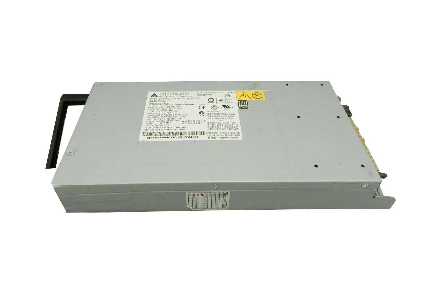 69Y5840 - IBM 2748-Watts Power Supply For PureFlex System