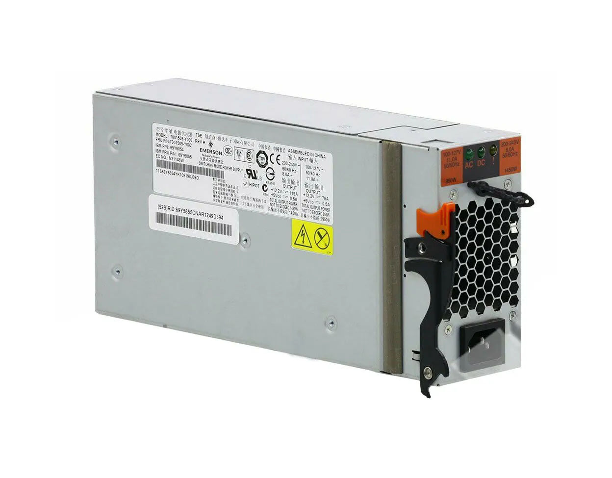 69Y5855 - IBM 1450-Watts Power Supply For BladeCenter
