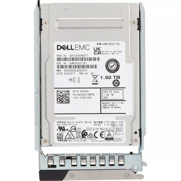 Dell 6K35K 1.92TB Read Intensive SAS SSD 2.5in