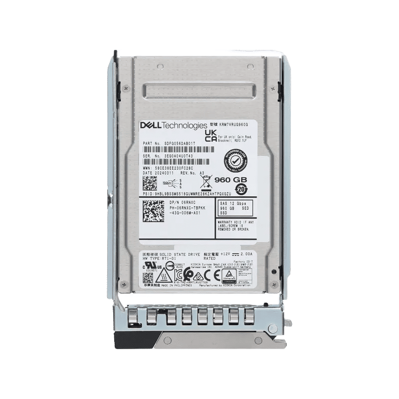 6RNXC - Dell 960GB SAS Triple-Level Cell SFF 2.5" Solid State Drive