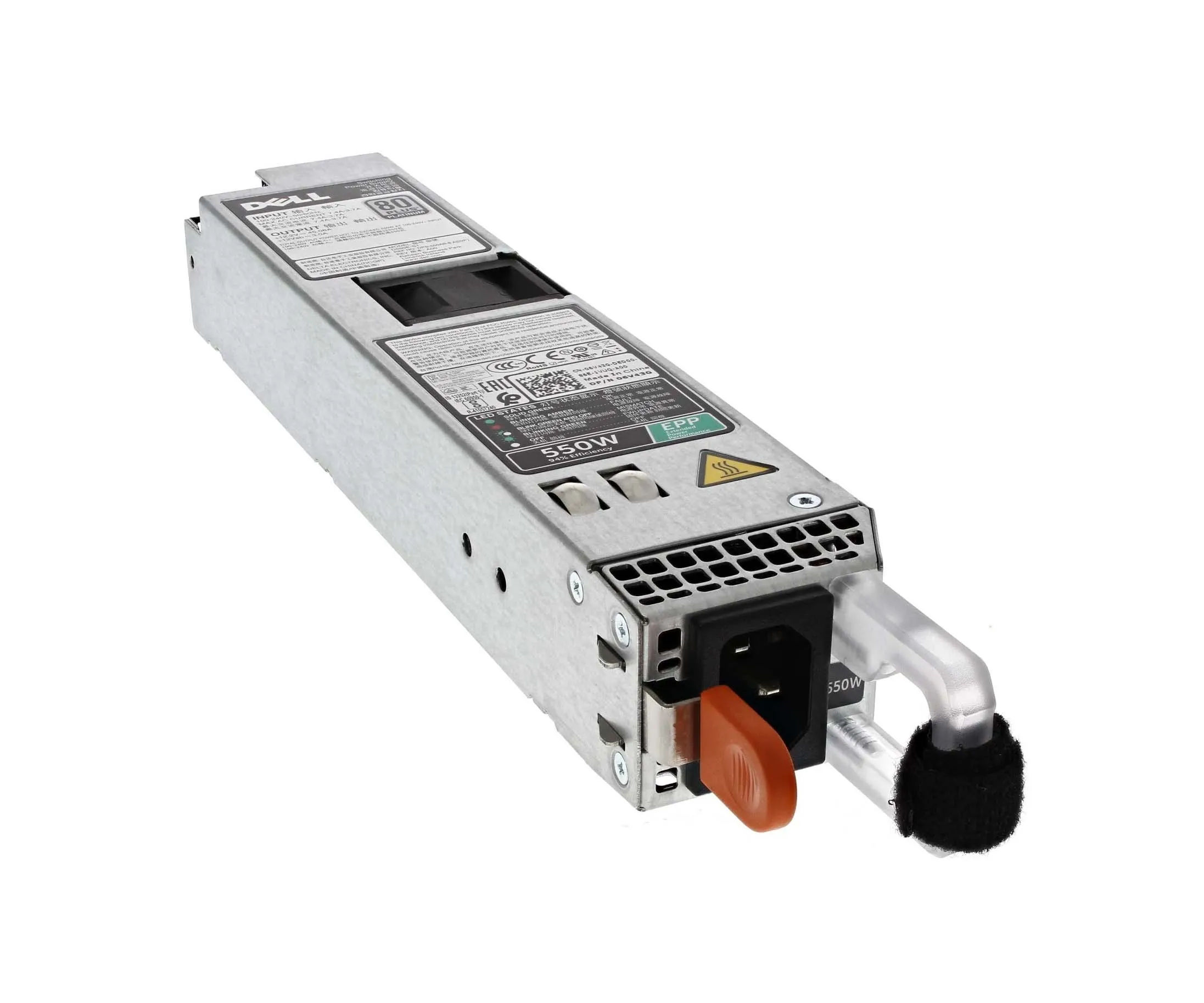 6V43G - Dell 550-Watts Platinum Power Supply For PowerEdge R320