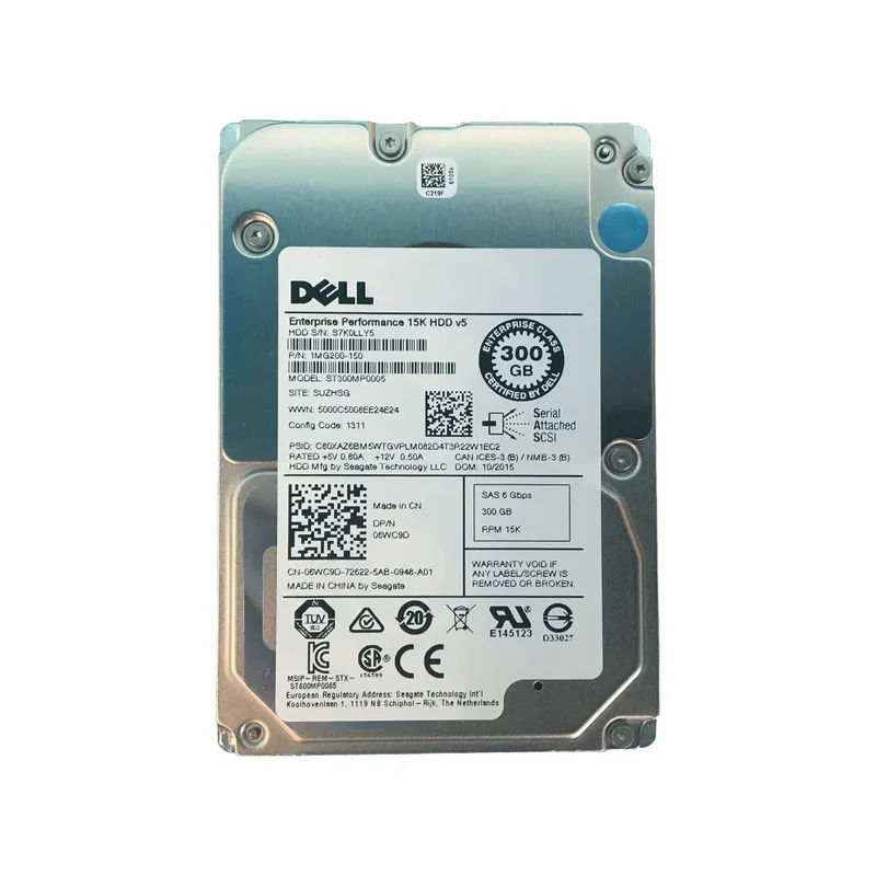 6WC9D - Dell 300GB 15000RPM SAS 2.5-Inch Hard Drive