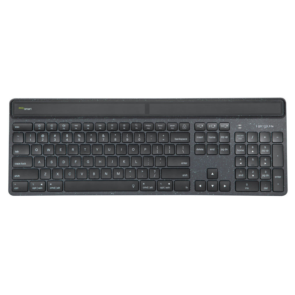 Targus Energy Harvesting EcoSmart keyboard Office Bluetooth Black