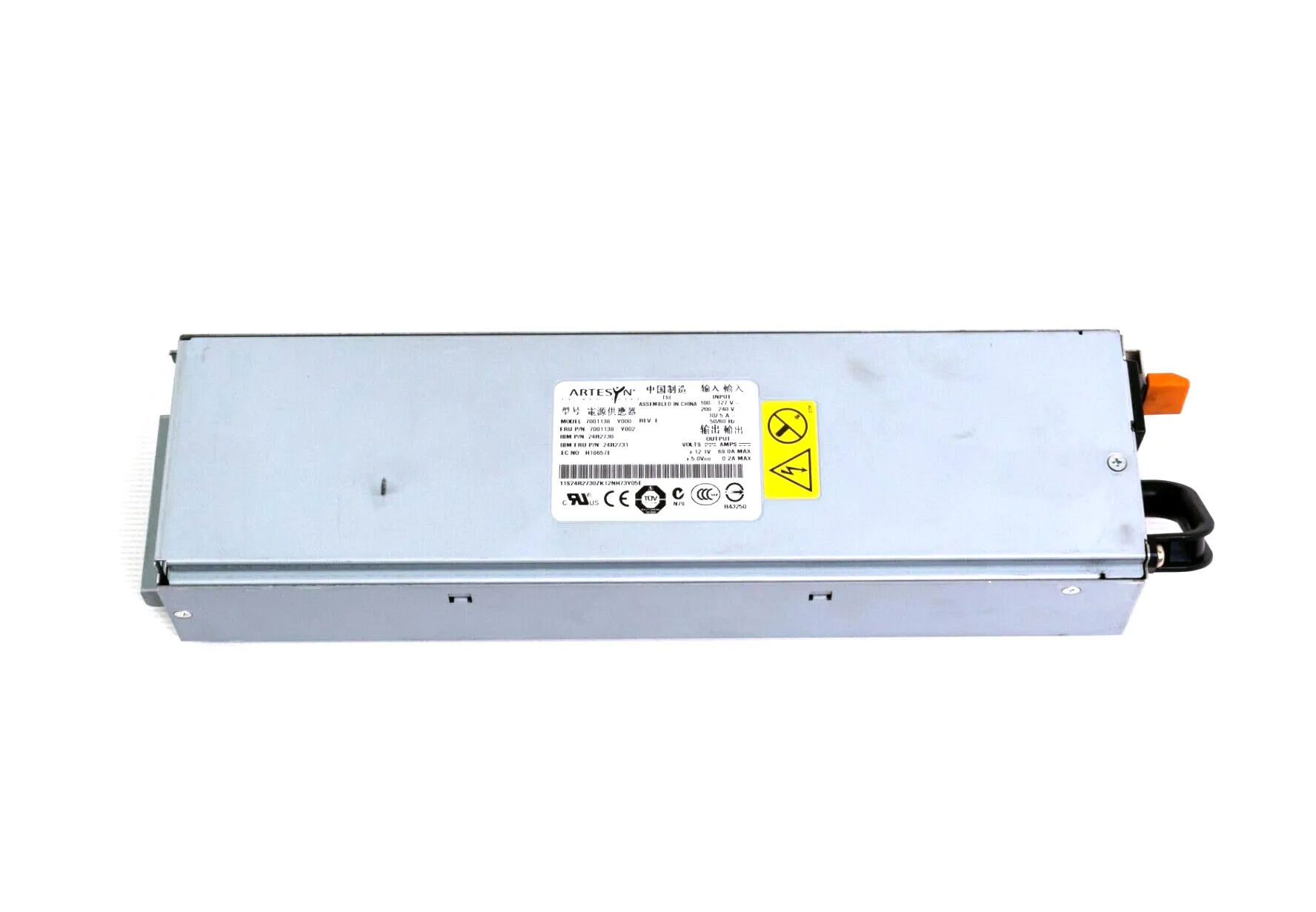 7001138-Y000 - IBM 835-Watts 200-240V 5A Power Supply For System X3650