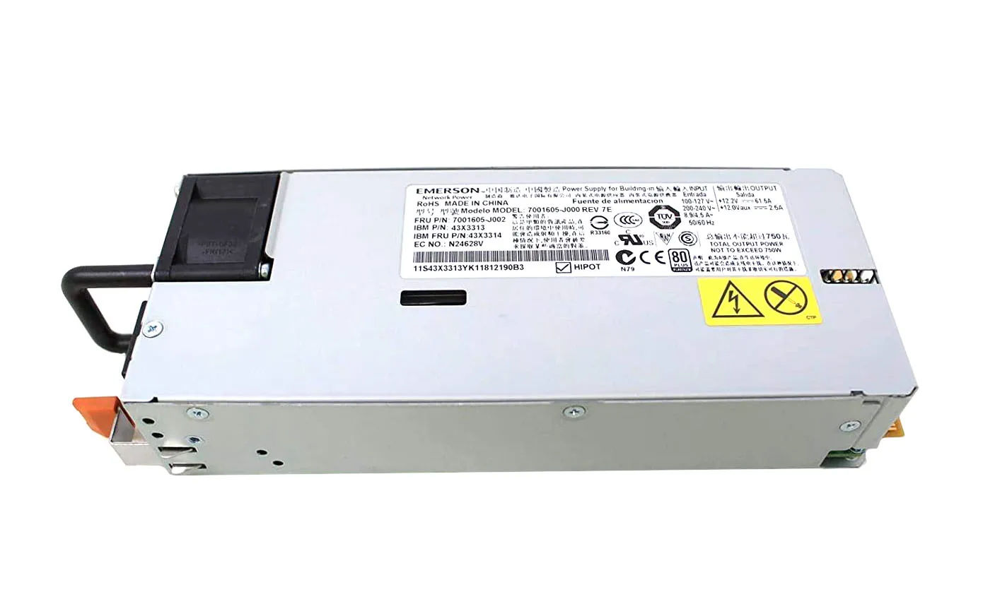 7001605-J000 - Emerson 750-Watts Platinum Power Supply For X3300 M4